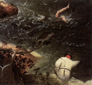 Landscape with the Fall of Icarus (detail)