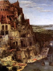 The Tower of Babel (detail)