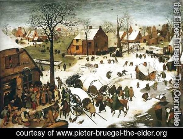 Pieter the Elder Bruegel - The Numbering at Bethlehem 1566